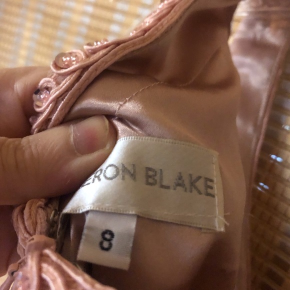 Cameron Blake SHELL pink MOB gown - Picture 6 of 6